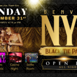 Denver NYE Black Tie Party 2023 flyer